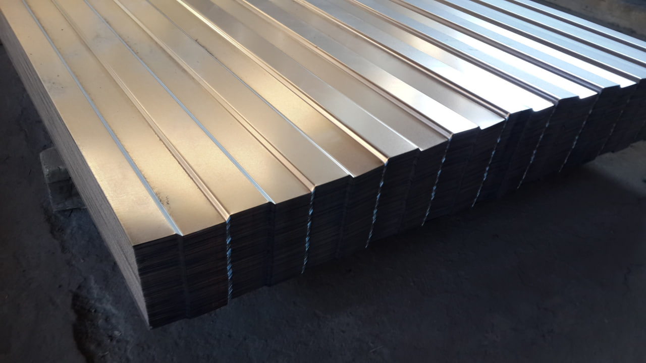 Профиль С8: схема полезной ширины и нахлёста